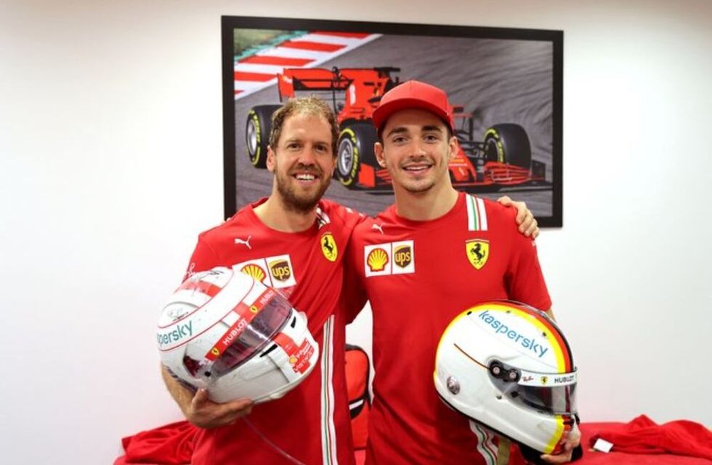 Sebastian Vettel intercambió su casco con Charles Leclerc tras el Gran Premio de Abu Dhabi y el alemán le dedicó un sentido mensaje al monegasco.