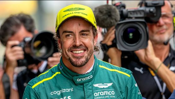 El piloto de Aston Martín.