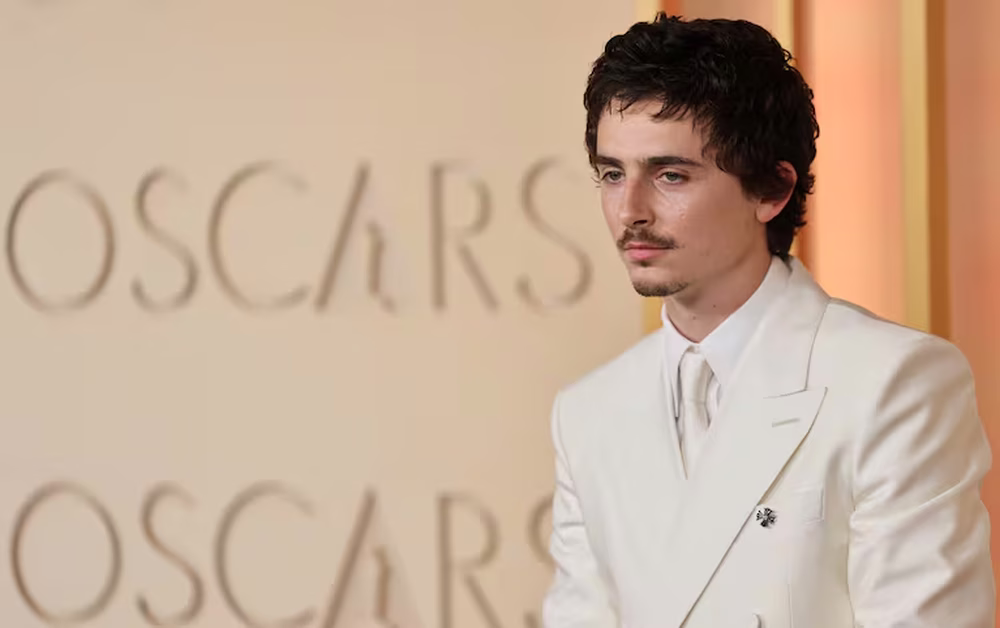 Timothée Chalamet en los Oscar. 