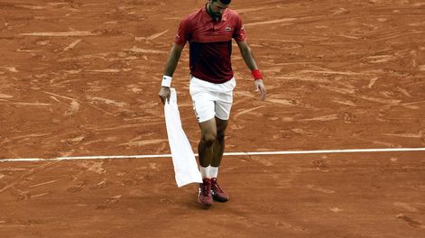Los Andes | Djokovic se retiró de Roland Garros por una lesión.