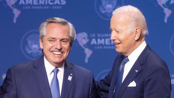 Fernández y Biden. (Presidencia/Télam)