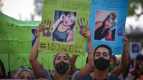 El mantra abolicionista de la violencia de género. / Fotos: Nicolás Ríos