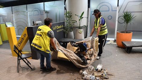 Desalojo en Aeroparque