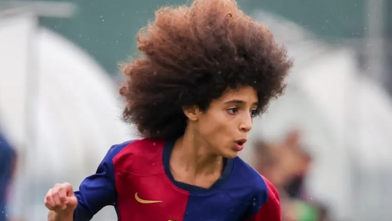 Adam Qaroual, el Maradona de 12 años de La Masia