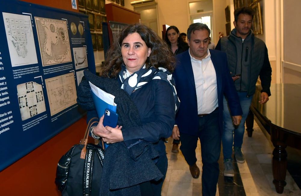 A raíz de la renuncia masiva de médicos anestesistas en los hospitales públicos de Mendoza por un conflicto salarial, se desarrollaron en la Legislatura provincial reuniones, con Ana María Nadal, Ministra de Salud. Foto: Orlando Pelichotti - Los Andes