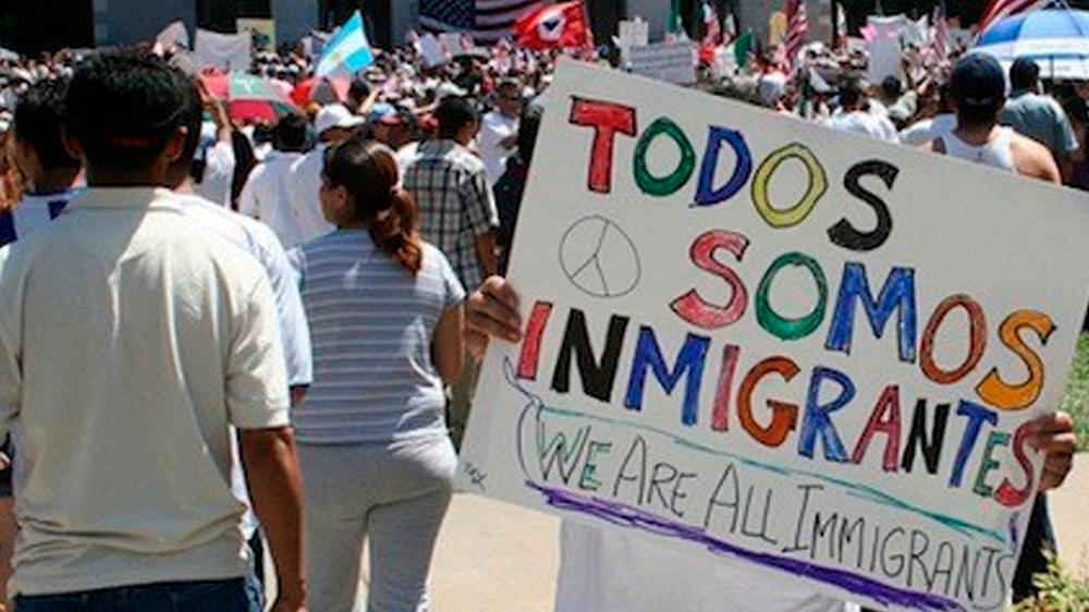 Inmigrantes en Madrid.