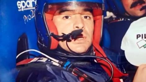 La relación de Maradona y el automovilismo