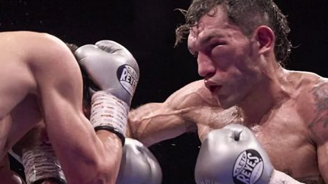 Los Andes | Juan Carrasco terminó con los ojos absolutamente inflamados, signos de una pelea feroz en Arena Aconcagua frente al ruso Abdullaev que lo superó por nocaut.