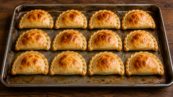sabado casero: empanadas de carne jugosas, el clasico argentino que nunca falla
