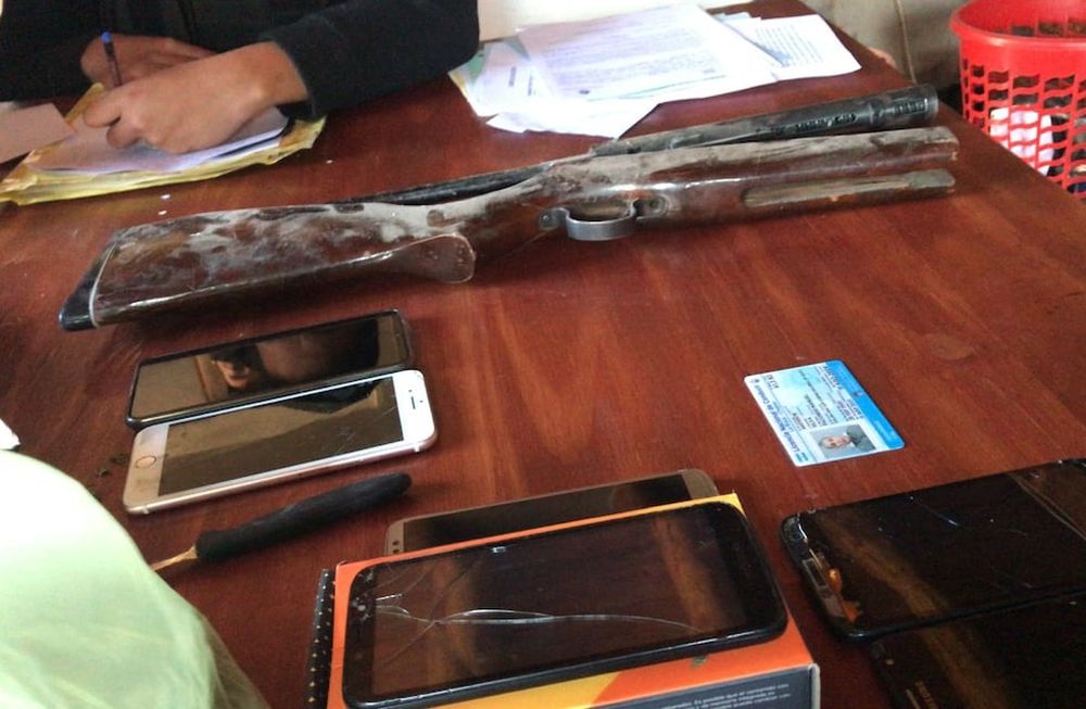 Parte de lo secuestrado a los integrantes de la banda del Zorro Silva (Prensa Ministerio de Seguridad)