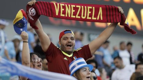 Los Andes | El hincha de Venezuela vive este presente con la esperanza como bandera. Foto: web
