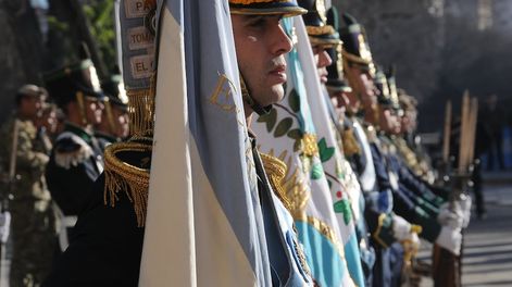 Por la muerte de Alejandro Bermejo, se suspendió el Cambio de Guardia de la Bandera del Ejército de los Andes.