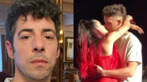 El actor sorprendió al mostrarse en contra de los besos de Lali en el tour