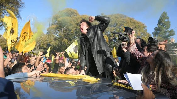 Javier Milei en Mendoza. - Ignacio Blanco / Los Andes