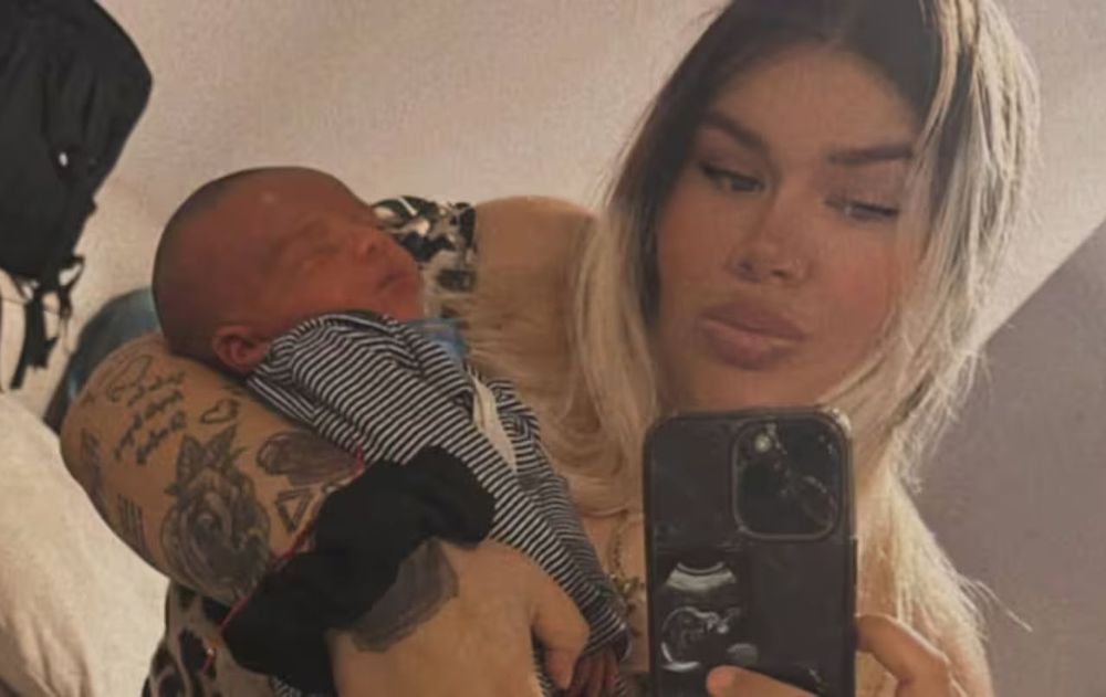 Morena Rial junto a su hijo, Amadeo.