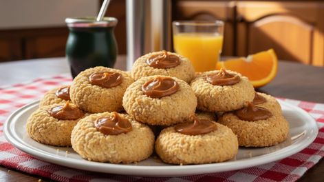 Sin gluten y sin harinas refinadas: cómo hacer 12 deliciosas pepas de coco y dulce de leche