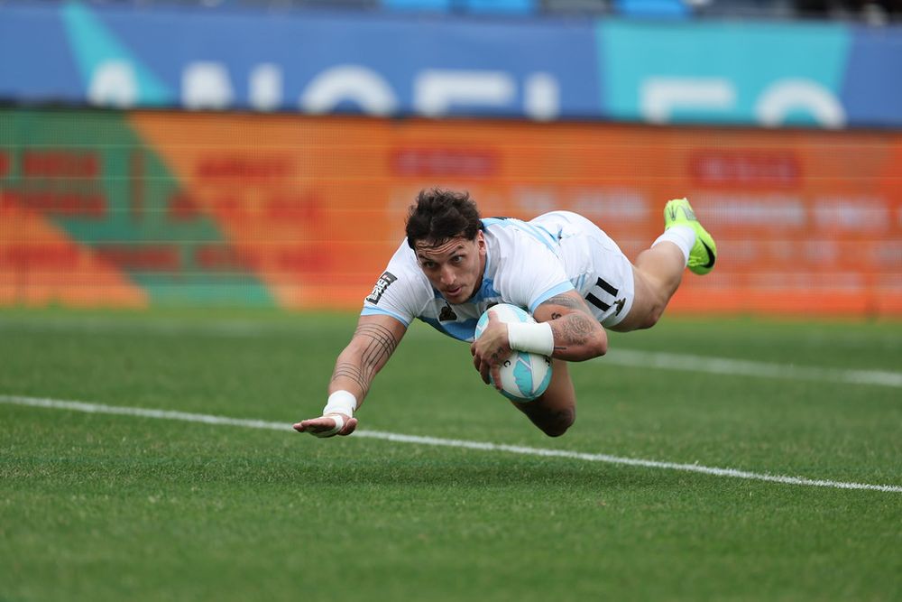 Rugby. Luciano González del equipo de reducido de la Argentina