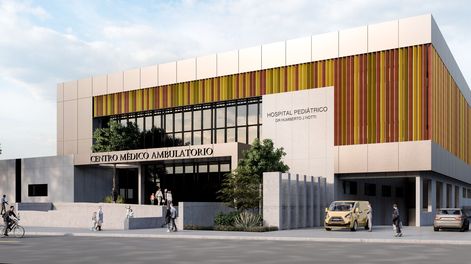 El hospital Notti tendrá un nuevo y moderno edificio de 13.000 m2 para atención ambulatoria. Foto: Gobierno de Mendoza