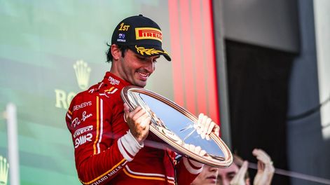 Carlos Sainz ganó el GP de Australia