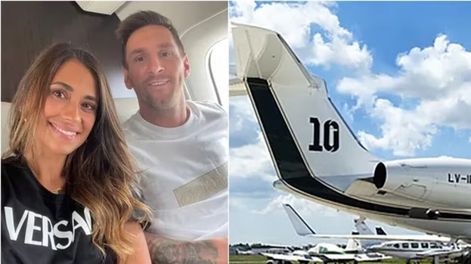 El avión de Messi está valuado en más de 15 millones de dólares y tiene capacidad para 16 pasajeros.