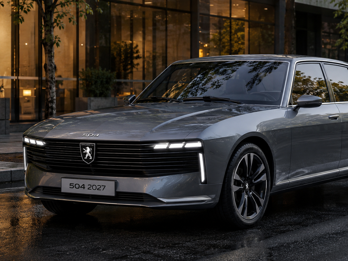 Así es el Peugeot 504 versión 2027: el Yeyo inrompible se renueva con diseño futurista y tecnología de punta