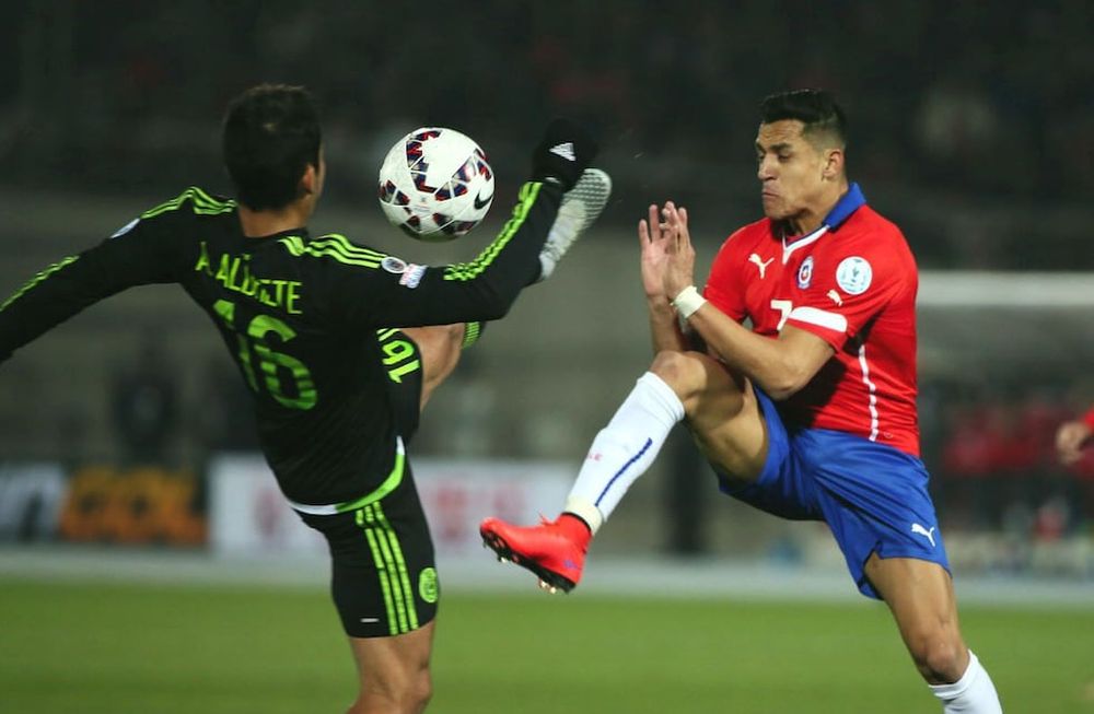 Chile y México brindaron un show de goles