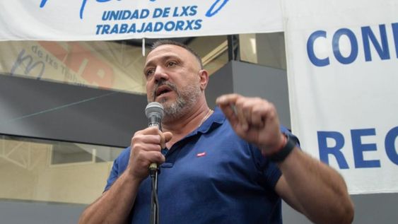Ricardo Letard, secretario general del gremio de Camioneros en Mendoza.