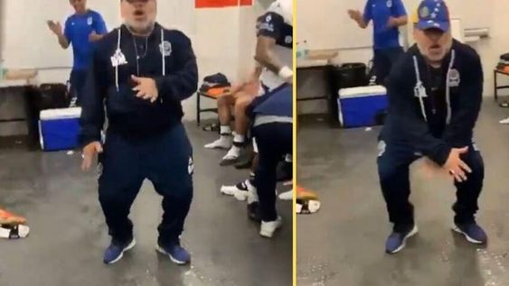 El Malvinas Argentinas fue testigo del primer triunfo y baile de Maradona como DT de Gimnasia.