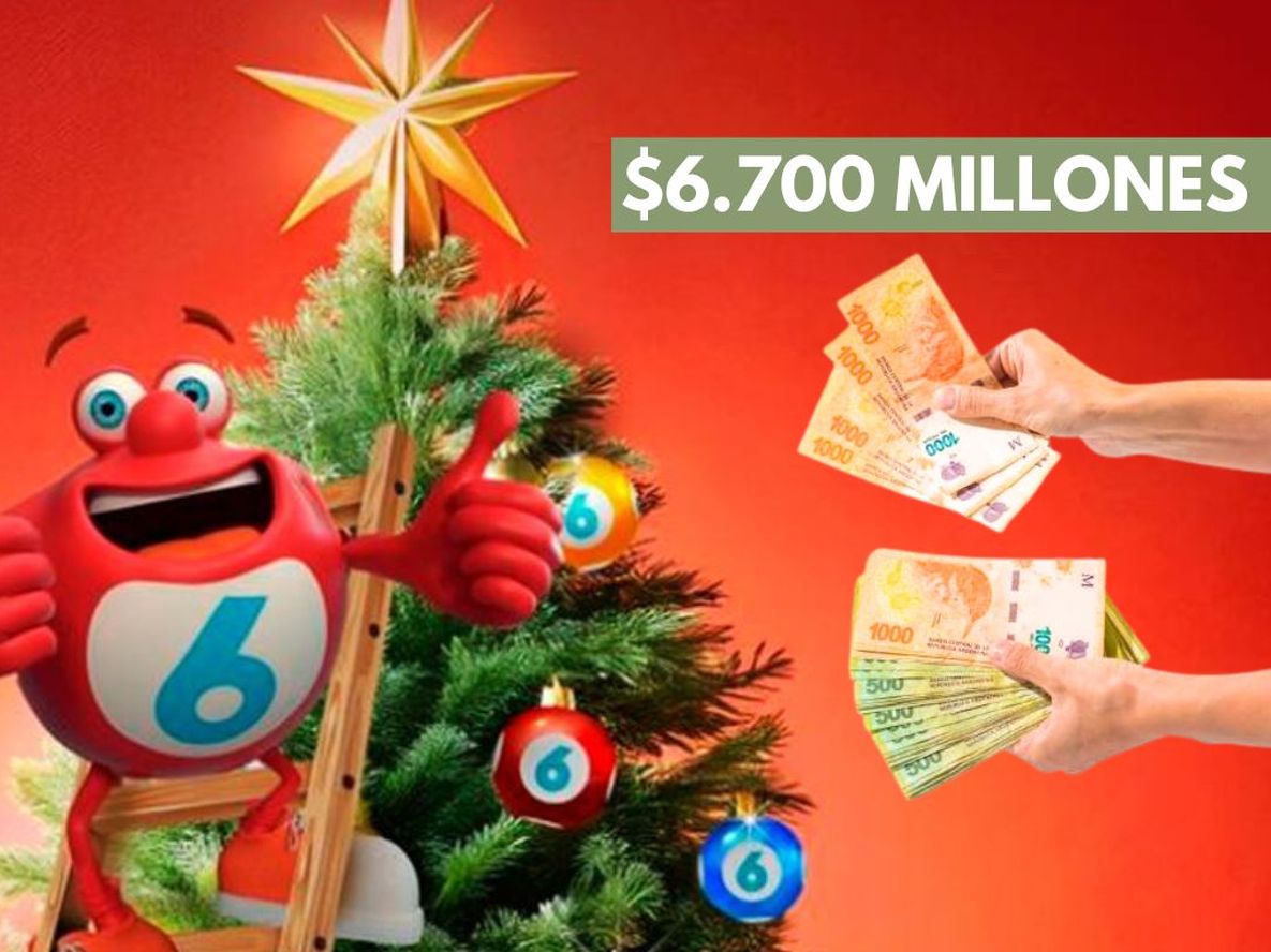 Adelantan Quini 6 de Nochebuena: $6.700 millones en juego