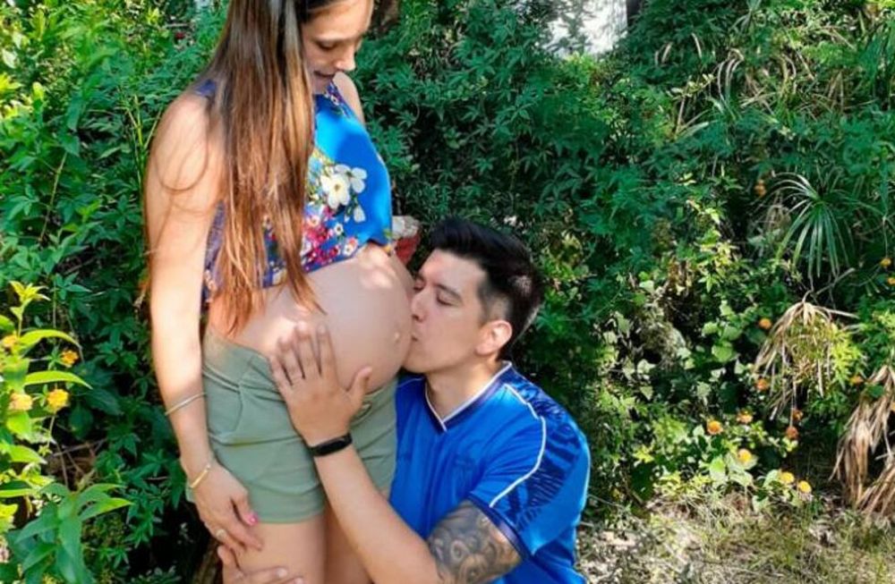 La joven pareja esperan a Julieta, la segunda hija del matrimonio.