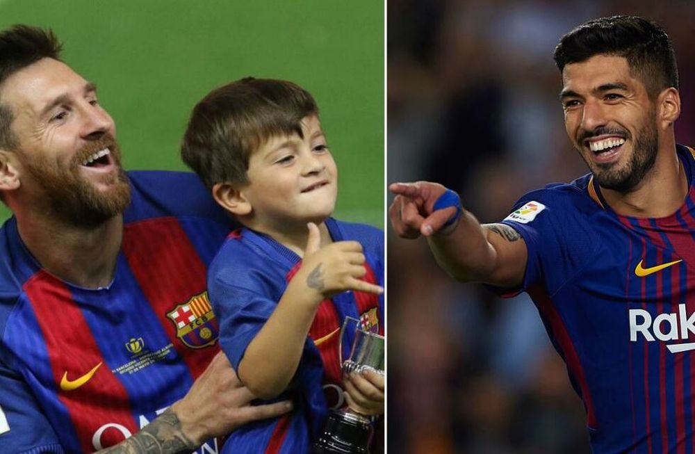 Thiago Messi y Luis Suárez... ¡a las patadas en un aeropuerto!