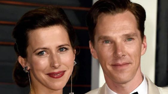 Benedict Cumberbatch y su esposa, padres de un varón