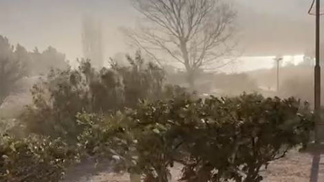 El Zonda se siente con fuerza en Potrerillos y anticipan que llegará al llano del Gran Mendoza