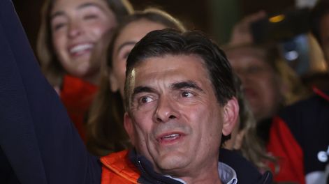 Rodrigo Paz Pereira. el triunfador de la primera vuelta presidencial en Bolivia.