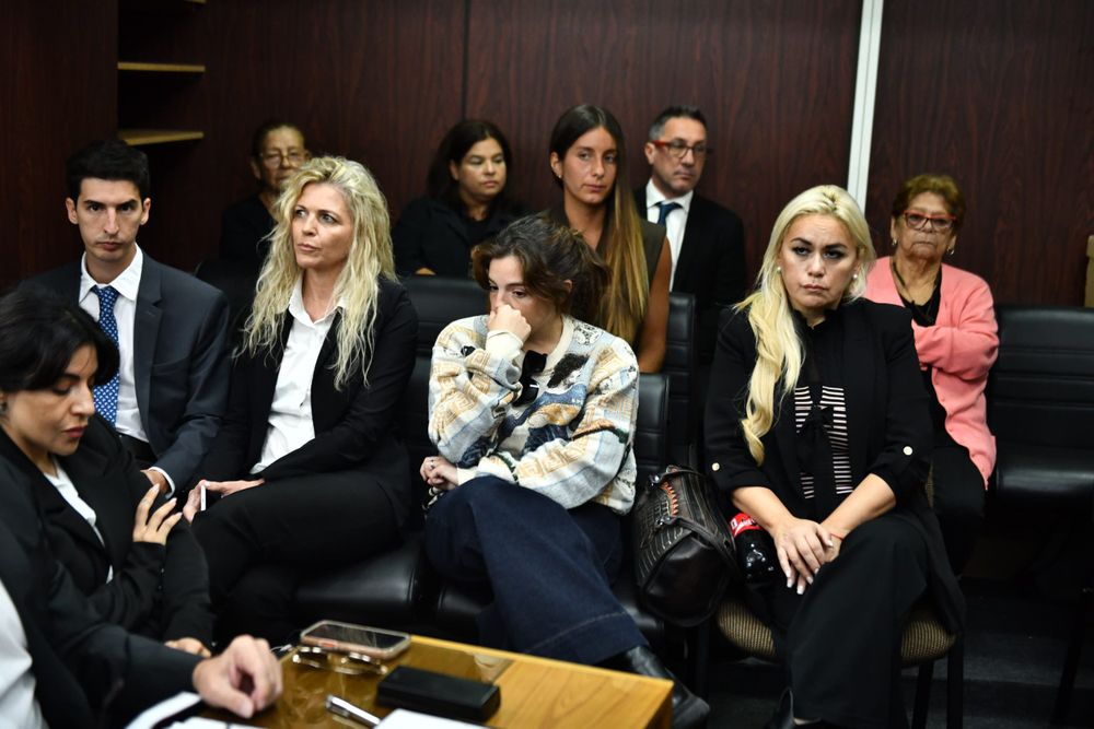 Dalma Maradona durante el juicio por la muerte de Diego.
