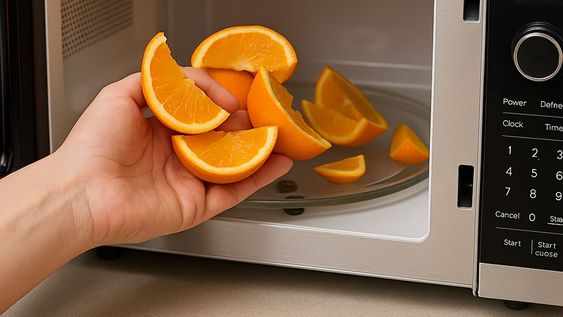 Por qué deberías poner cáscaras de naranja en el microondas y qué pasa cuando lo hacés