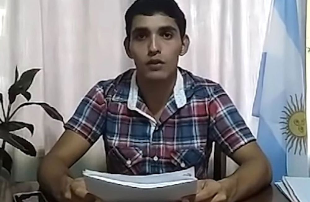 Agustín Alexis Luque, joven libertario designado en la Anses . | Foto: ANDigital