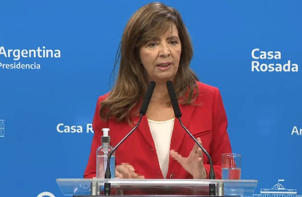 Gabriela Cerruti dice que “no hay ningún proyecto” de ley contra los discursos de odio (Archivo / Web)