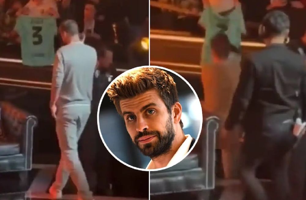 Gerard Piqué quiso firmar una camiseta, cayó a un pozo y se salvó de milagro