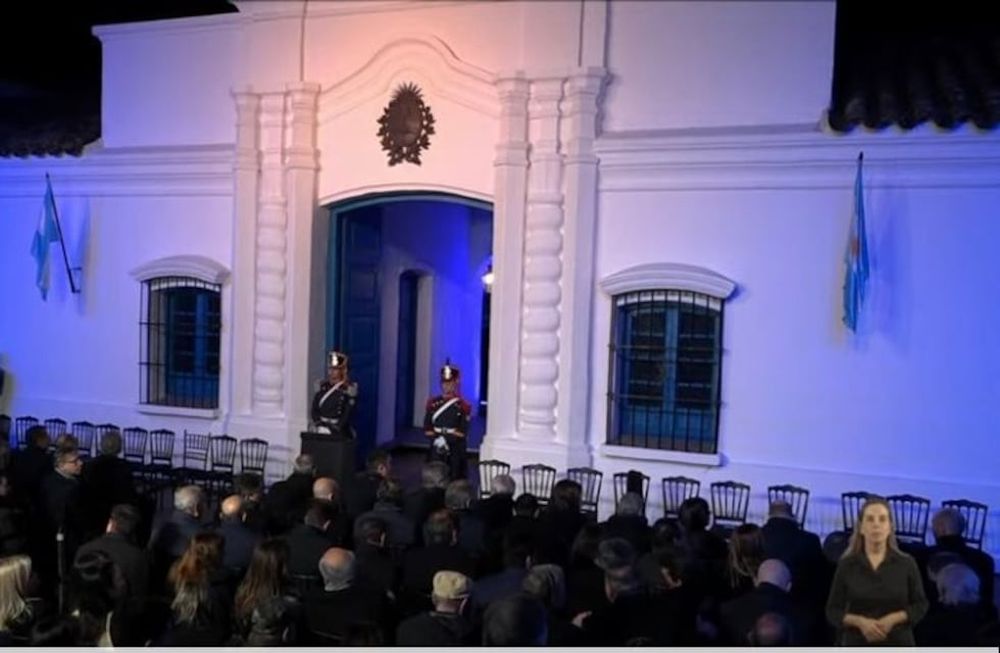 Pacto de Mayo. En el Salón de la Jura de la Casa Histórica