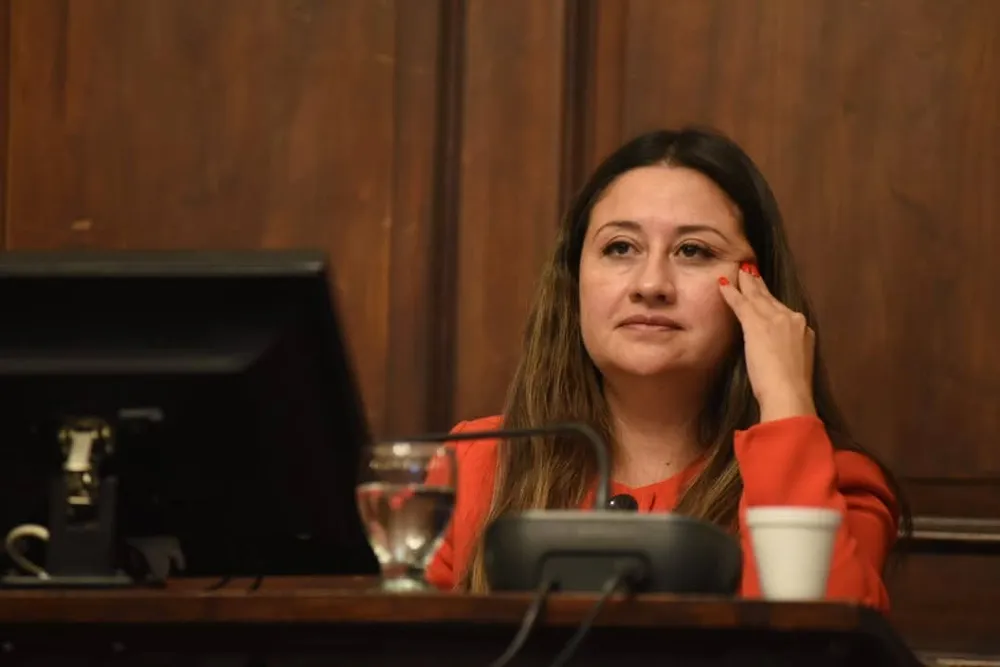 La senadora malargüina Jesica Laferte (UCR)