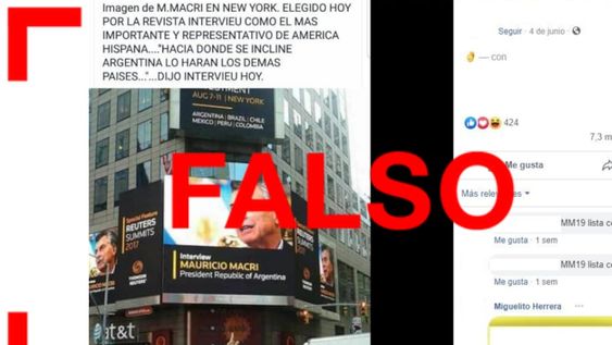 No, Macri no fue elegido como la persona más representativa de “América Hispana” No, Macri no fue elegido como la persona más representativa de “América Hispana”