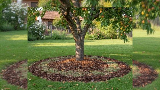 Esta mezcla protege el suelo, reduce la aparición de malezas y favorece un crecimiento más equilibrado tanto en árboles jóvenes como en ejemplares ya establecidos.