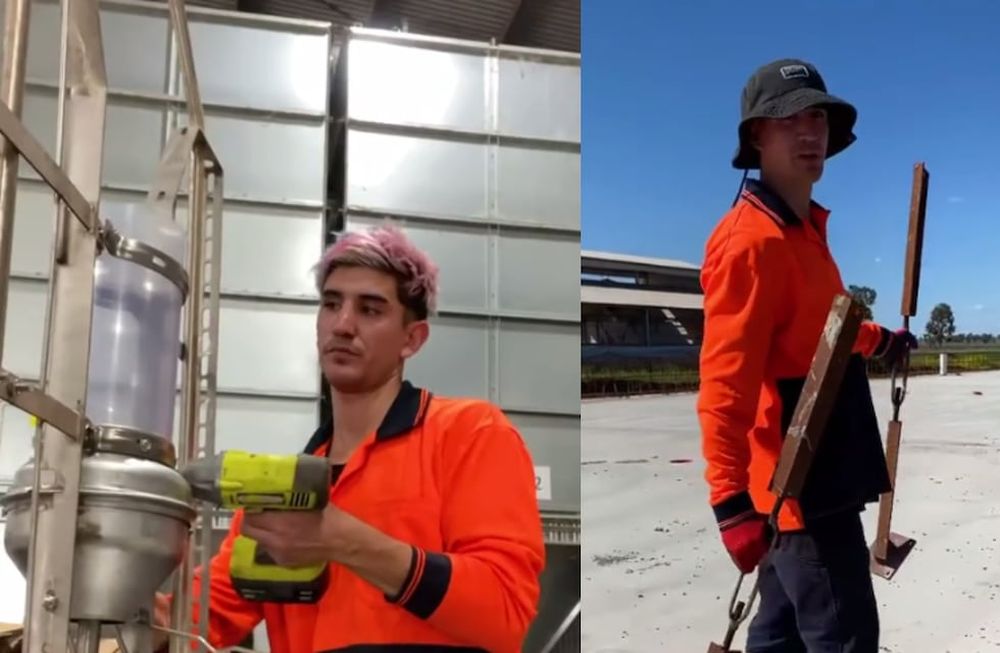 Francisco ha tenido al menos un trabajo por mes. Asegura que, para él, es divertido porque hacés tareas que nunca imaginaste que ibas a hacer. Foto: Captura video