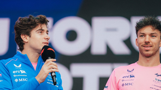 Franco Colapinto habló con los ingenieros de Alpine, y agradeció el esfuerzo