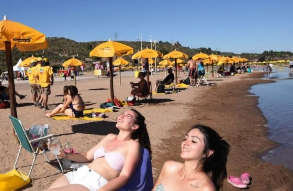 Luján Playa, uno de los sitios para veranear en Mendoza - Archivo Los Andes