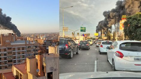 Los Andes | Fotos y videos: el incendio que alarma a todos los mendocinos en Ciudad
