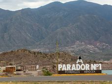 El Parador N° 1 de la Costa Sur del dique Potrerillos.&nbsp;
