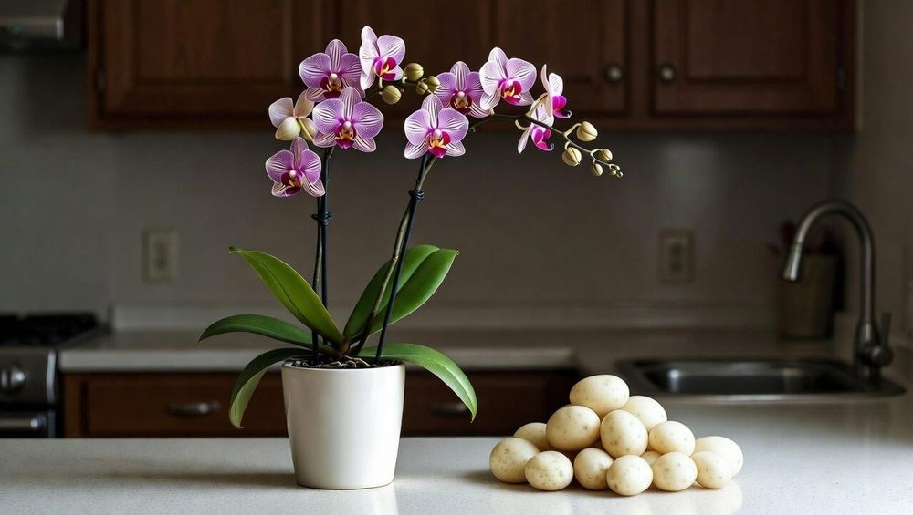 Si te sobran papas en la cocina y querés revivir tus orqídeas, tenés que probar este truco.