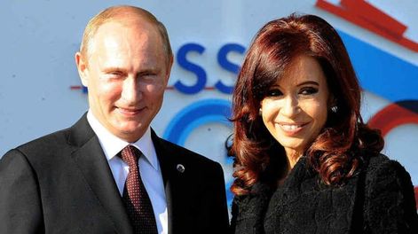 Cristina Kirchner y su fascinación por Putin.